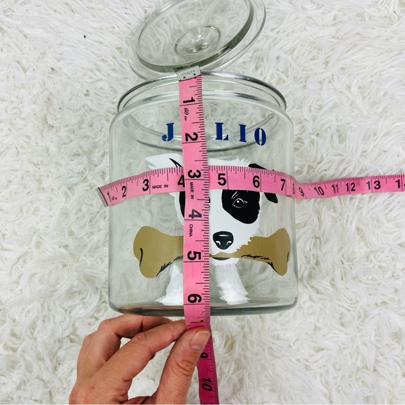 UNBRANDED glass dog Julio treats jar for dogs - Picture 12 of 12